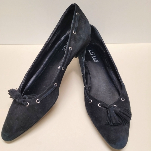 Ralph Lauren Leather Flats - Picture 1 of 8